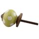 Pea Green Dotted Small Ceramic Drawer Knobs